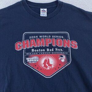 Vintage Boston Red Sox Shirt XL XXL MLB Baseball World Series 2004